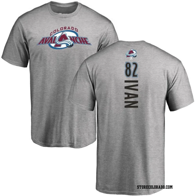 Ash Youth Ivan Ivan Colorado Avalanche Backer T-Shirt
