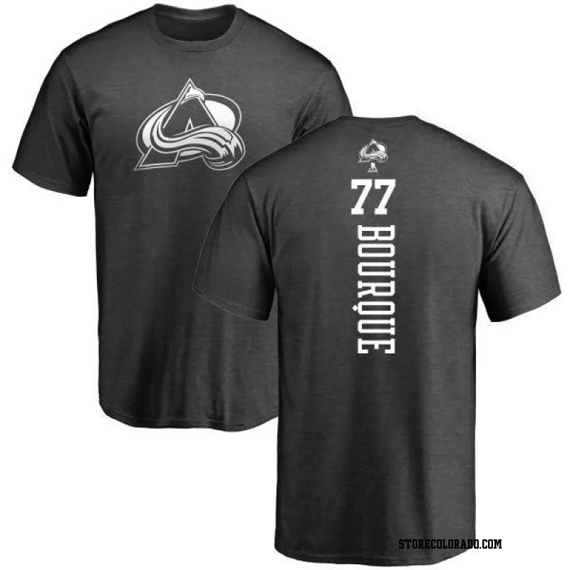 Charcoal Men's Raymond Bourque Colorado Avalanche One Color Backer T-Shirt