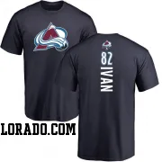 Navy Men's Ivan Ivan Colorado Avalanche Backer T-Shirt
