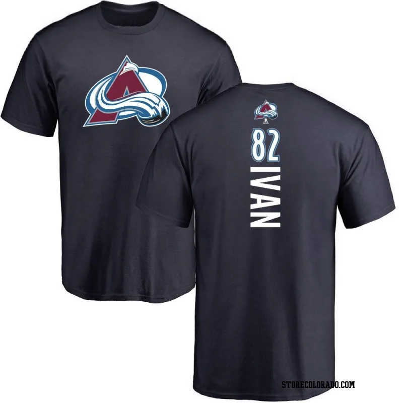 Navy Men's Ivan Ivan Colorado Avalanche Backer T-Shirt
